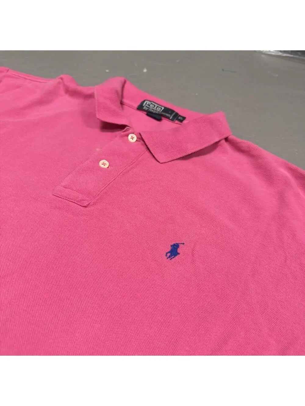 Vintage Polo Ralph Lauren Pink Short Sleeve Polo Shirt